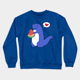 Dinosaur Love Watermelon Crewneck Sweatshirt